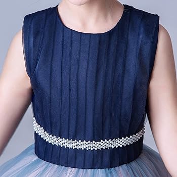 chic baby ドレスキッズアメリカブランドノースリーブ青レース chic baby ドレスキッズアメリカブランドノースリーブ青レース